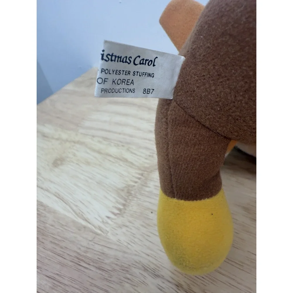 Mickey Mouse Christmas Carol Tiny Tim Walt Disney Plush 8